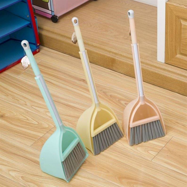 儿童拖把扫把簸箕套装 宝宝玩具迷你扫帚幼儿园过家家小孩子扫把