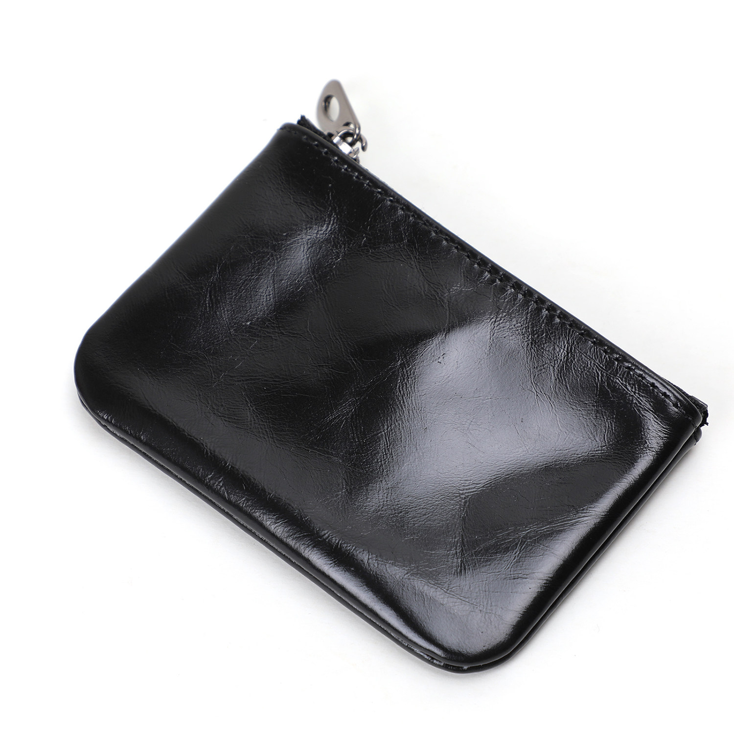 xmyb 牛皮零钱钥匙包 男士真皮简约拉链包 女士迷你超薄硬币卡包