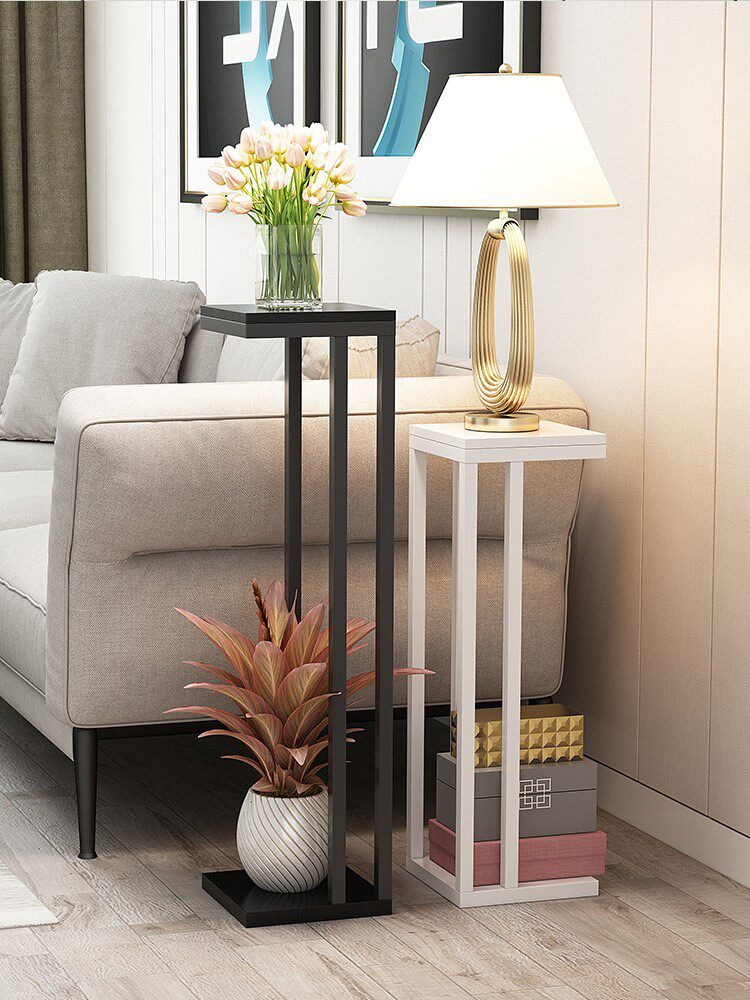 花架摆件饰品客厅电视柜旁边花的架子轻奢摆花花架