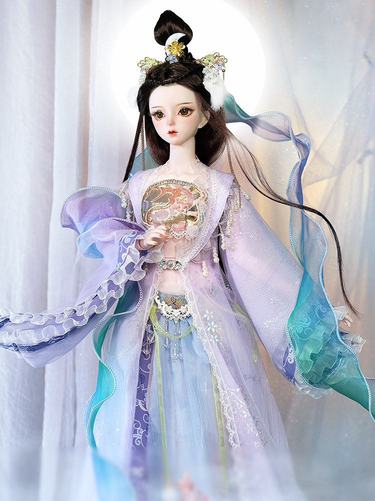 娃娃德必胜60cm古风2021年限定古装嫦娥仙子bjd娃娃