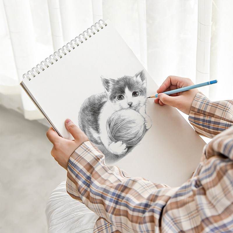 素描画本三年二班a3手绘美术初学者用画小学生儿童素描