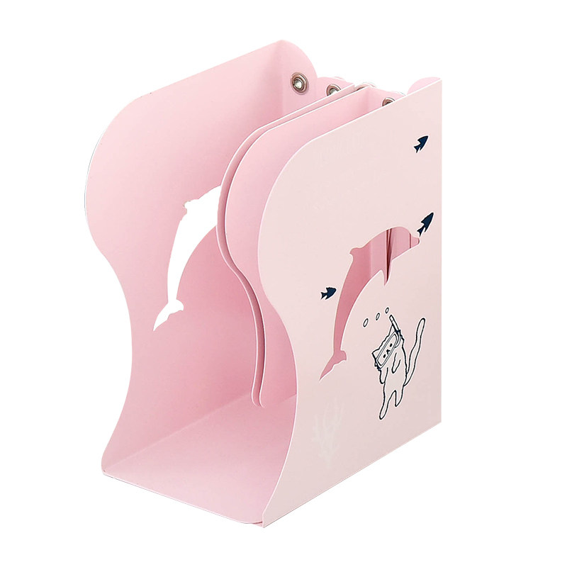 书立可伸缩学生面书桌面书架书夹简易书档收纳书立