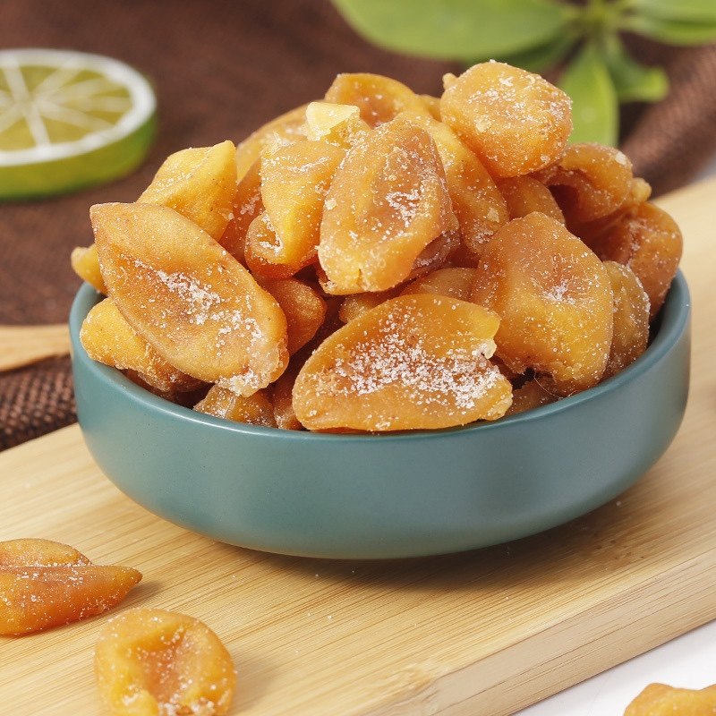 黄皮香园竹蜂竹盐枇杷潮汕零食果脯即食250g黄皮