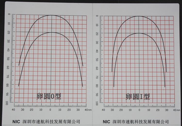 深圳速航正畸弓形图 矫正弓形图口腔弓形图卵圆形 方圆形自然型