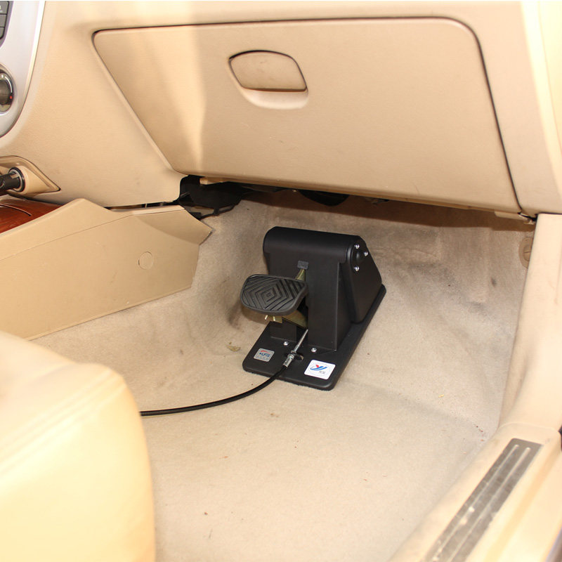 副刹车装置家用陪练免打孔副制动器辅助通用副驾驶教练车汽车改装