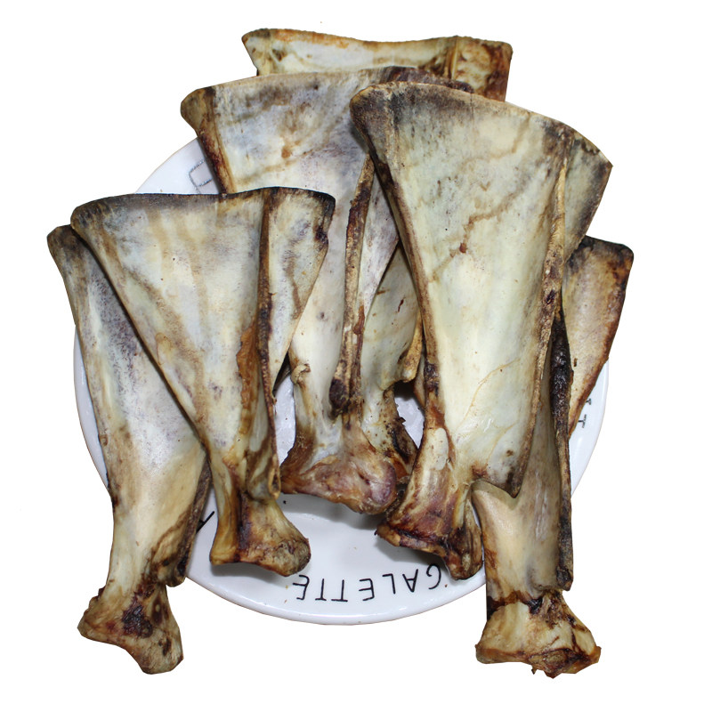 磨牙大袋袋装烘烤天然羊扇骨幼换牙金毛拉布拉多狗风干零食