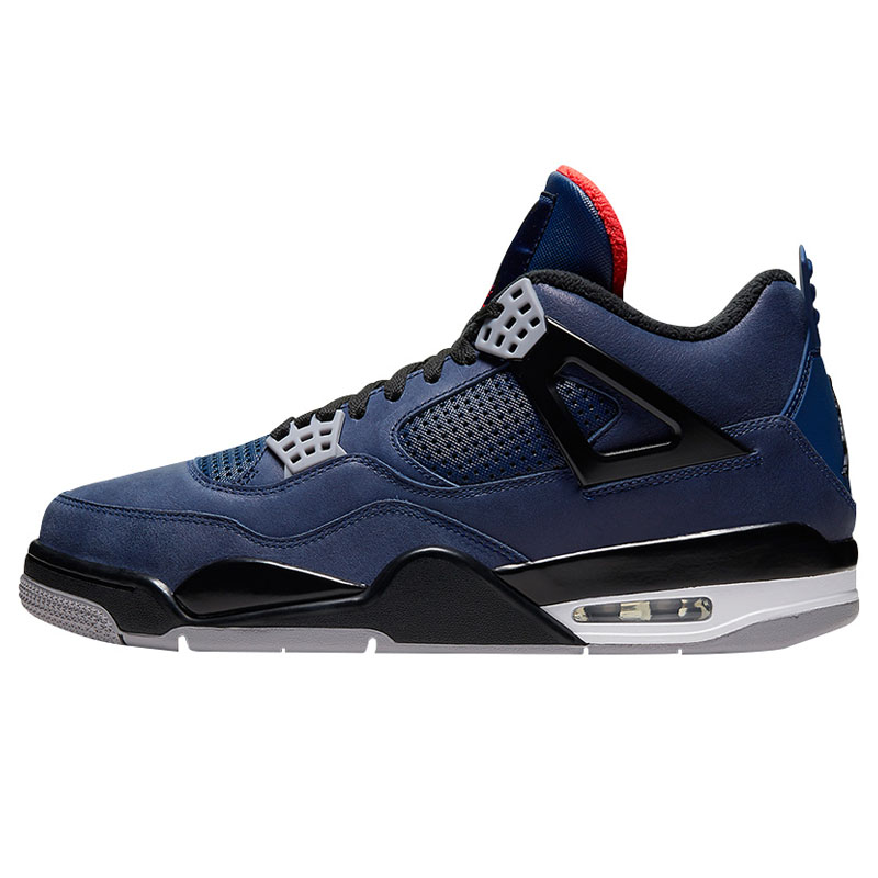 airjordanaj4阿姆午夜蓝毛毛巾麂皮篮球球鞋篮球鞋