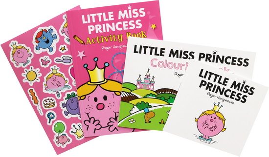 英文原版奇先生妙小姐系列littlemissprincess铁盒装礼盒装贴纸活动