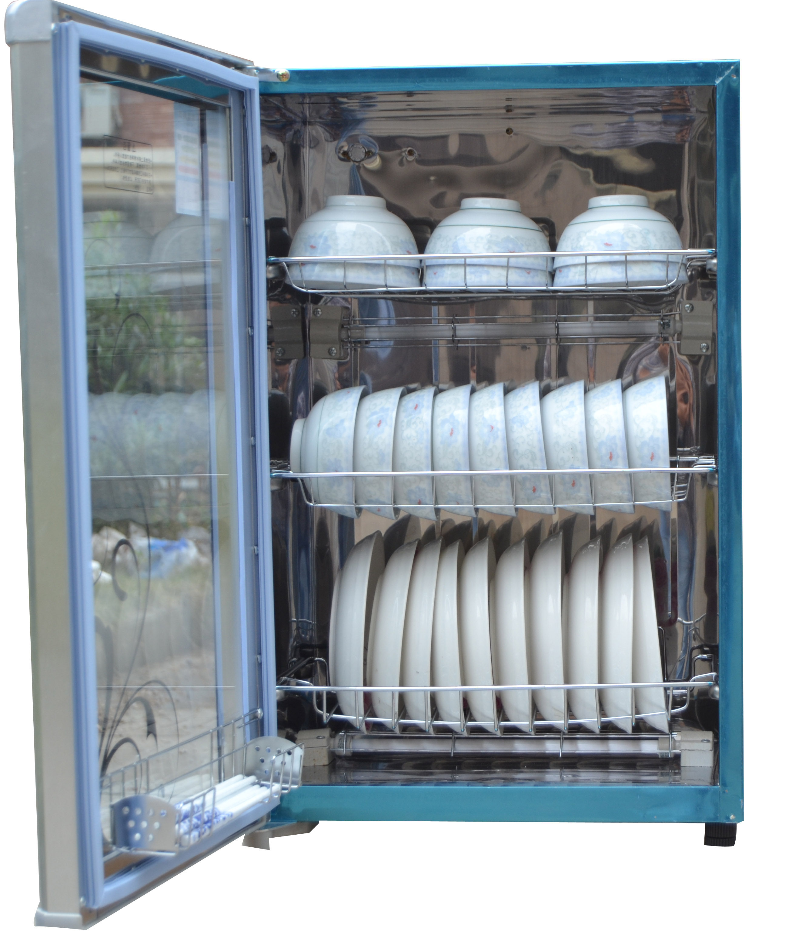 高温光波家用商用68l迷你小型杯柜 枫花30l60l消毒柜消毒碗柜立式