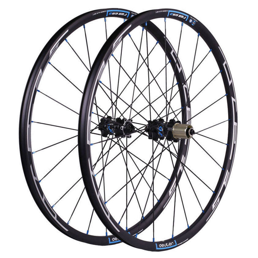 包邮deuter多特cr3山地自行车轮组培林响直拉快拆筒自行车轮组