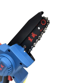 Dongcheng rechargeable chainsaw ຫມໍ້ໄຟ lithium ຄົວເຮືອນ 5 ນິ້ວໄຟຟ້າຂະຫນາດນ້ອຍເຫັນຟືນ handheld ລະບົບຕ່ອງໂສ້ກາງແຈ້ງ saw saw tree felling