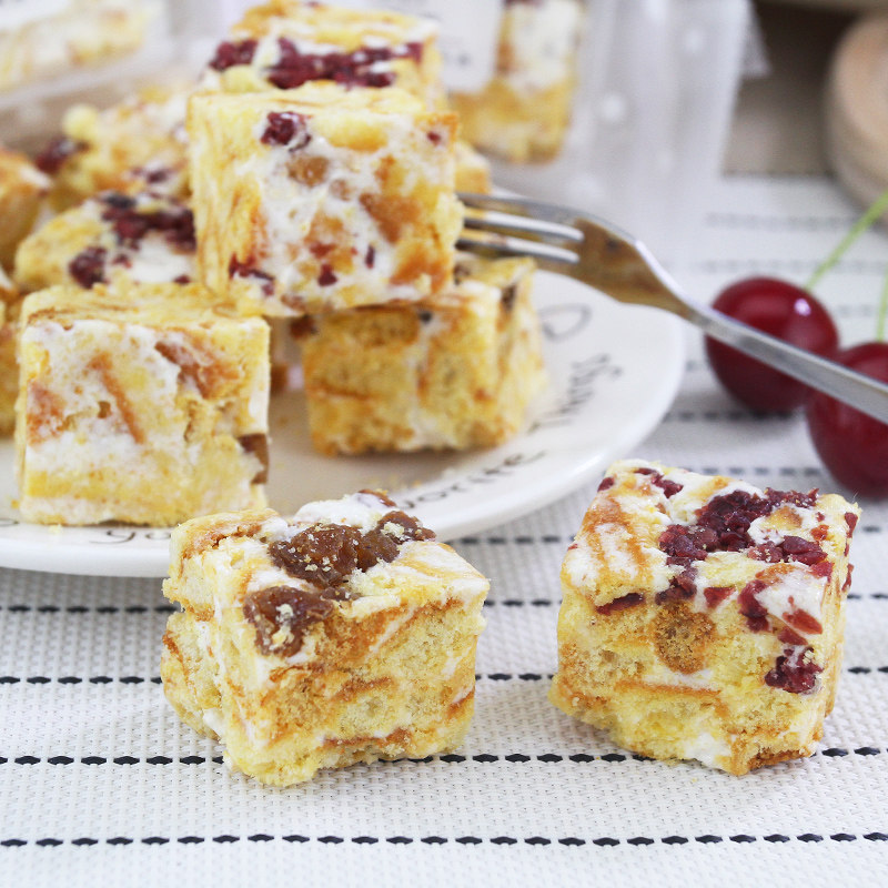 跳跳龙纯真恋人雪花酥500g多口味蔓越莓味非油炸零食小吃