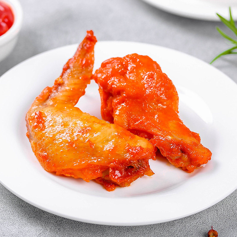 奥尔良烤对翅冷冻半成品油炸小吃鸡翅中蜜汁小鸡腿翅根1kg家庭装-mc母