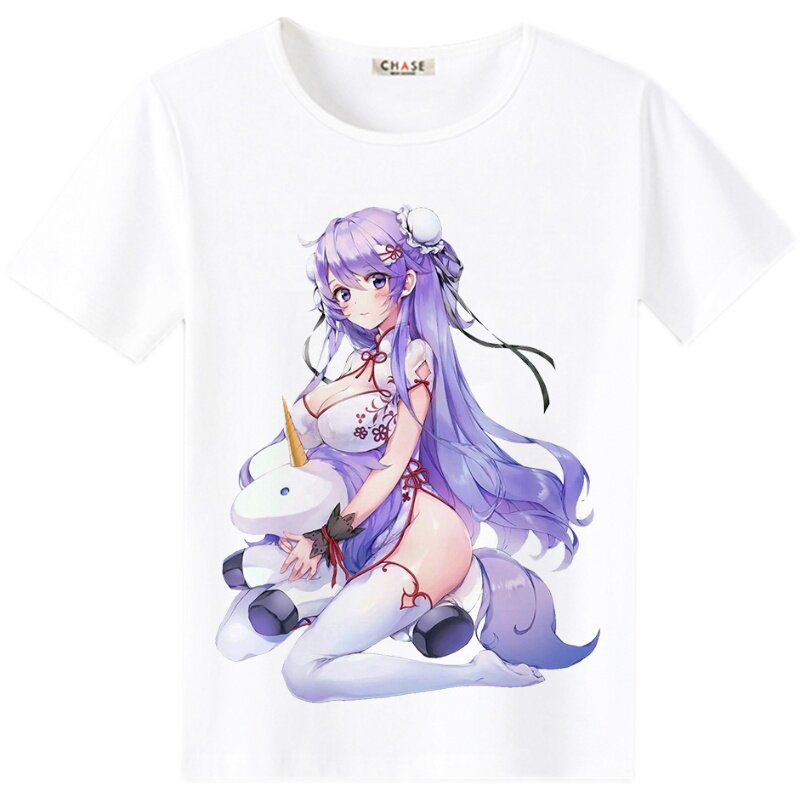 碧蓝航线绫波萌娘拉菲动漫周边衣服短袖男女t恤