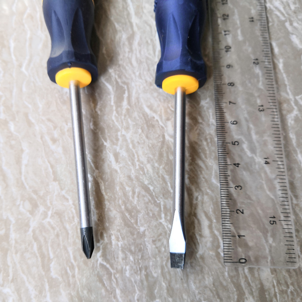 高品质中号十字一字螺丝刀m3起子m4批ph1 ph2改锥5 6mm杆长75 150