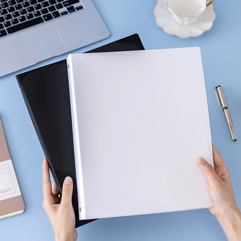 活页资料a4翻页文件夹多层插页学生收纳试卷资料册