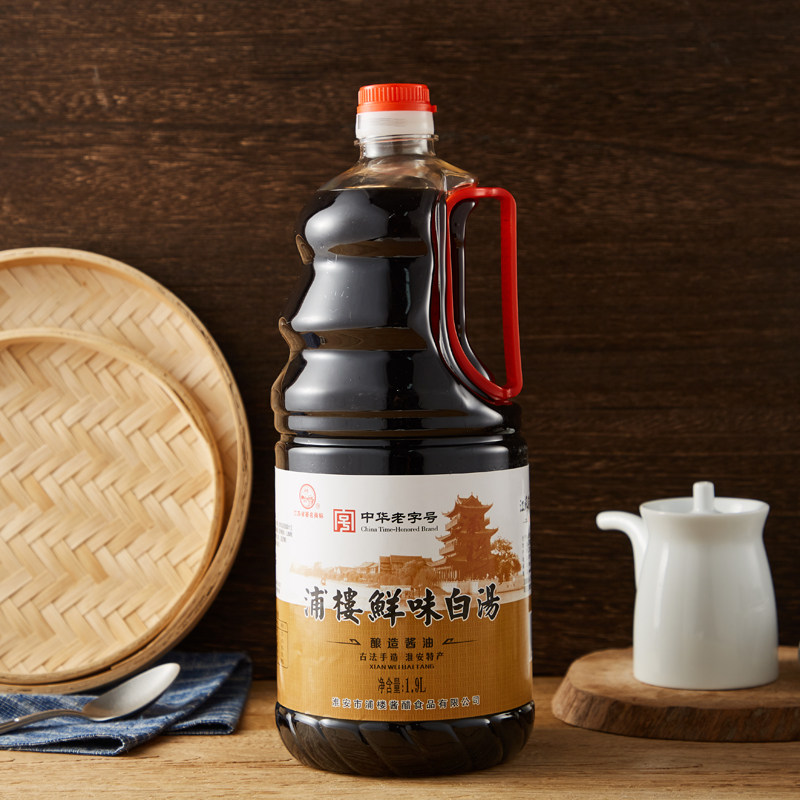 淮安特产浦楼19l白汤甜油凉拌面条淡口生酿造酱油