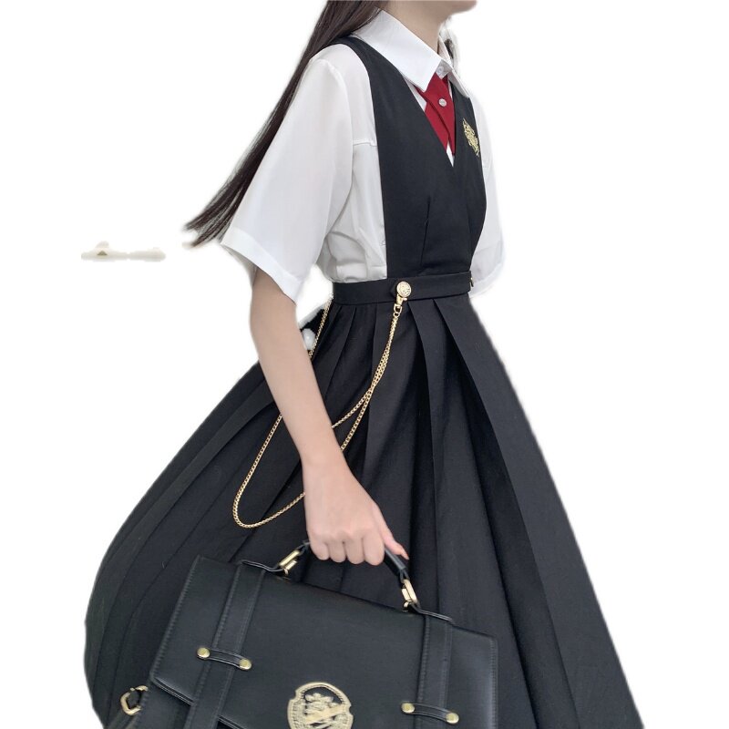 正统jk制服护奶裙基础款正版学生卡奶裙短西装连衣裙春夏套装班服