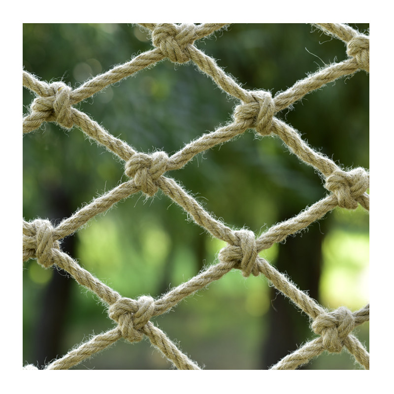 麻绳网格装饰网吊网兜顶棚攀爬网照片挂墙挂衣网安全防护网幼儿园