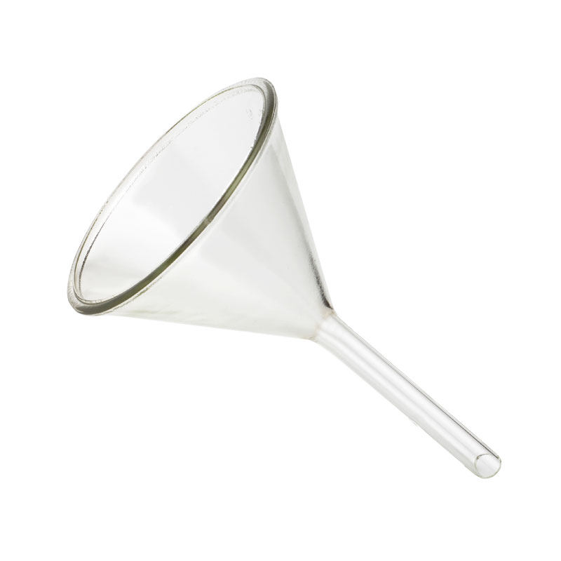 玻璃50mm短颈漏斗实验室90mm华鸥试管透明分装其它