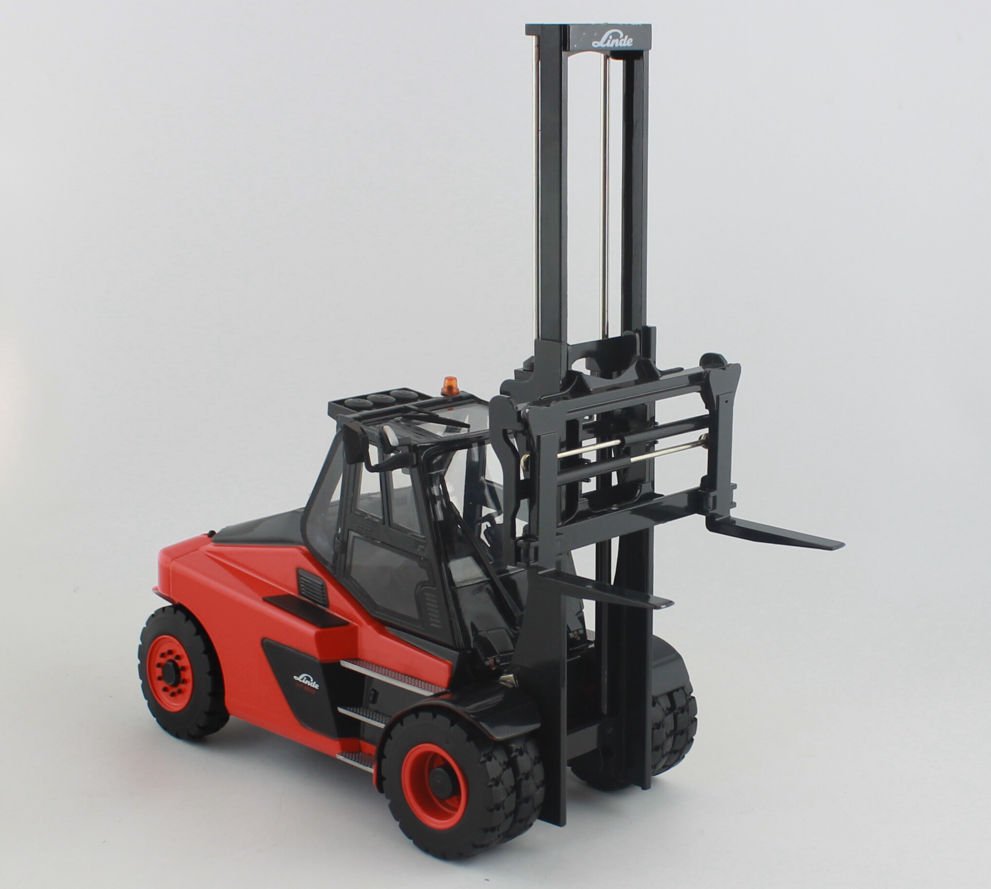 清仓林德linde重型叉车1018吨ht100180ds合金工程车模型车模