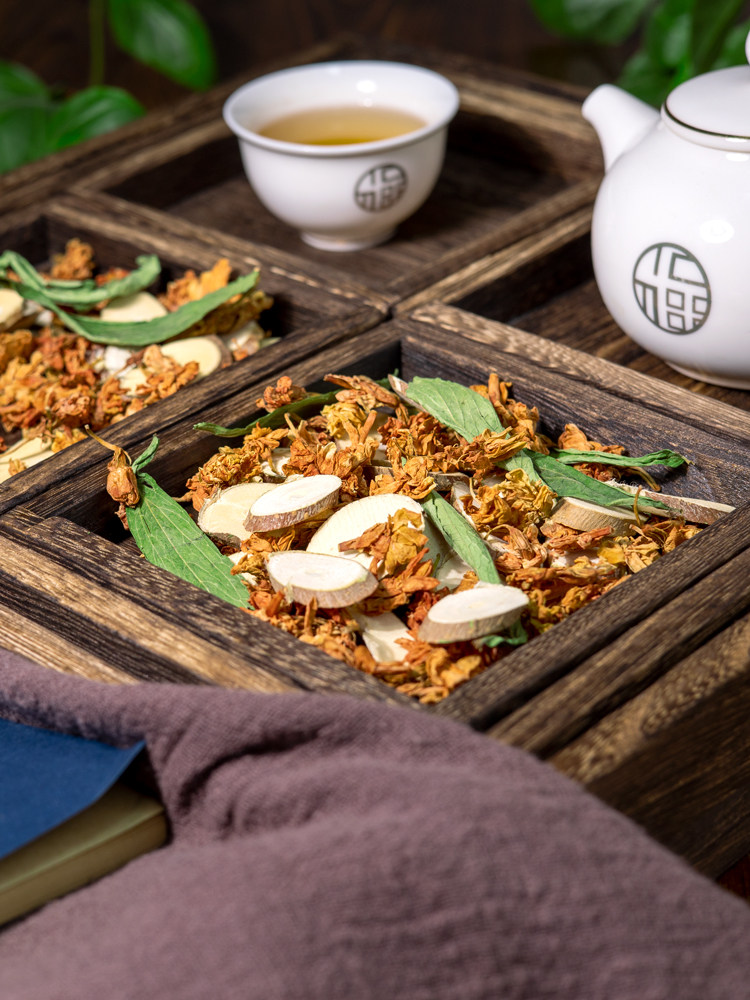 金龙清心心肺润茶凉茶解暑下火润喉一斤500g养生茶