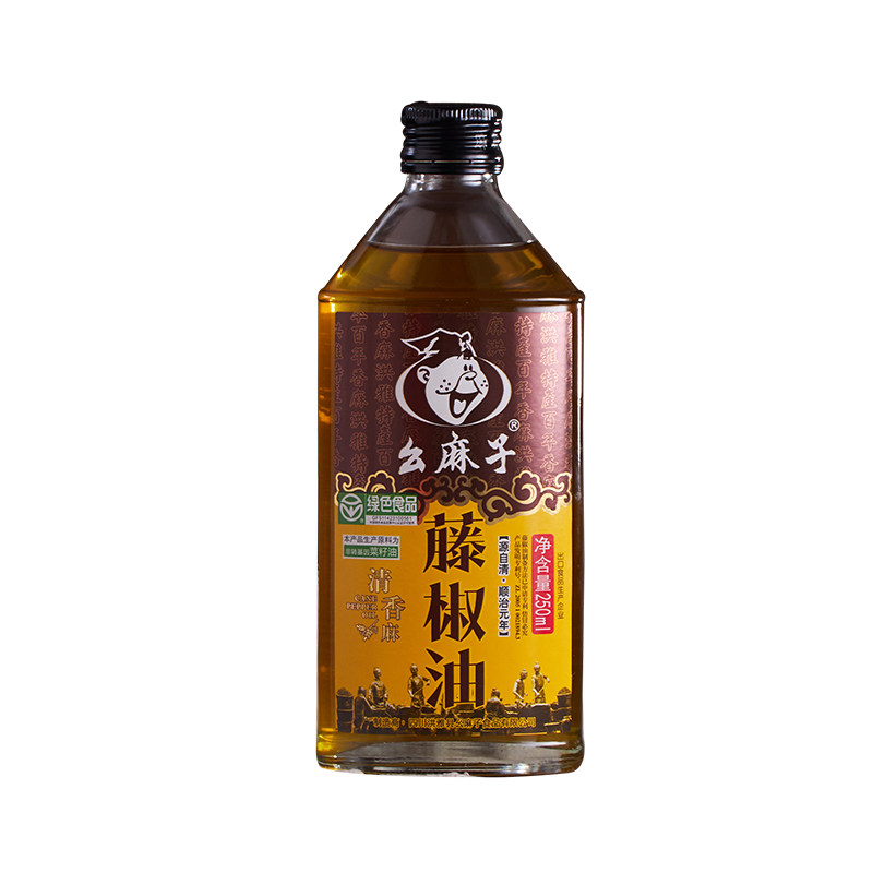 麻子椒油250m小瓶妹子吆么四川特产滕椒腾椒花椒油