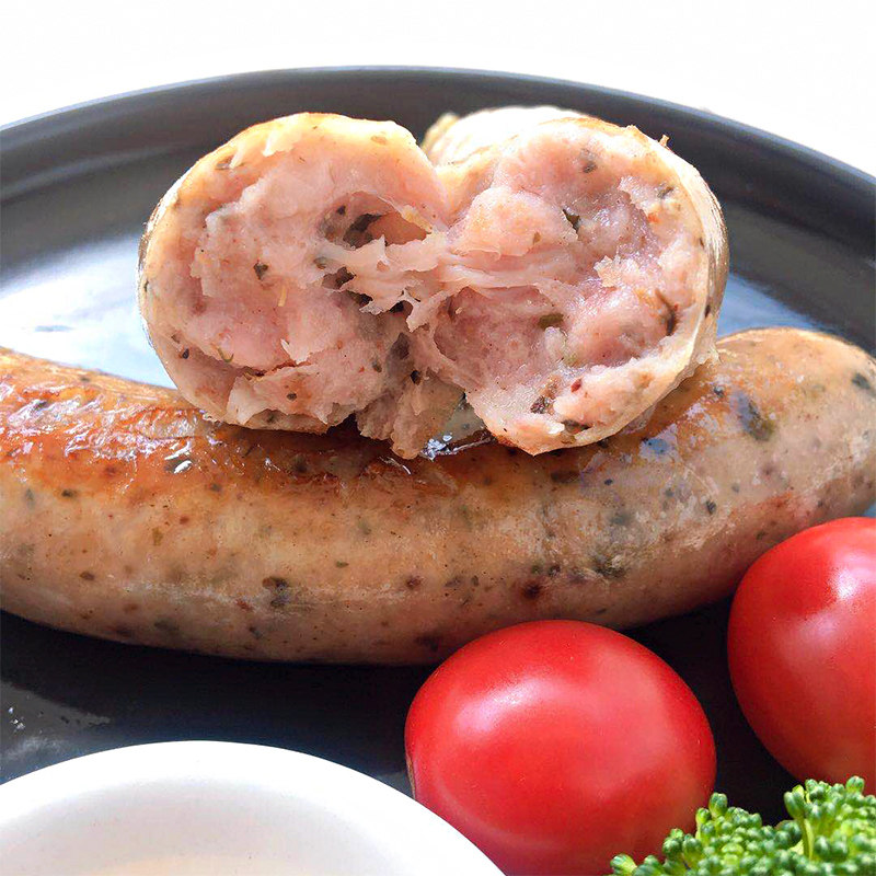 香肠德国罗勒叶肠大热狗800g西餐商用火山山石香肠