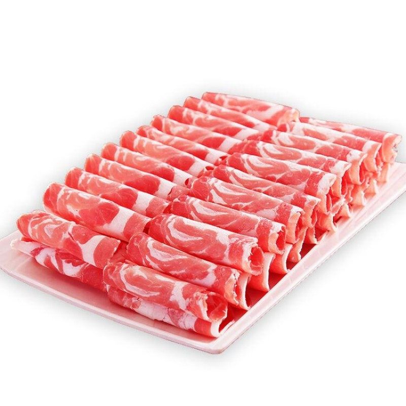 大庄园清真精品羔羊肉卷4斤内蒙古新鲜冷冻现切羊肉卷