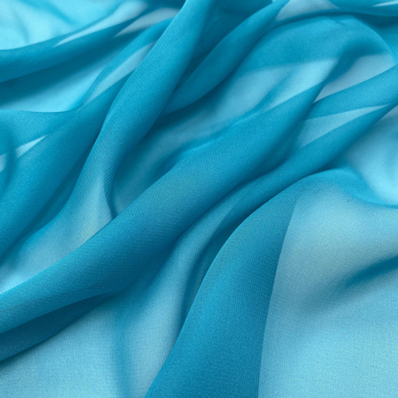 雪纺布料30d天丝高密面料透明飘逸汉服团扇海绵垫