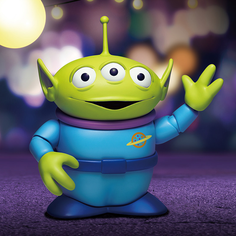 迪士尼官方卡通造型三眼三人收藏手办儿童玩具礼物手办