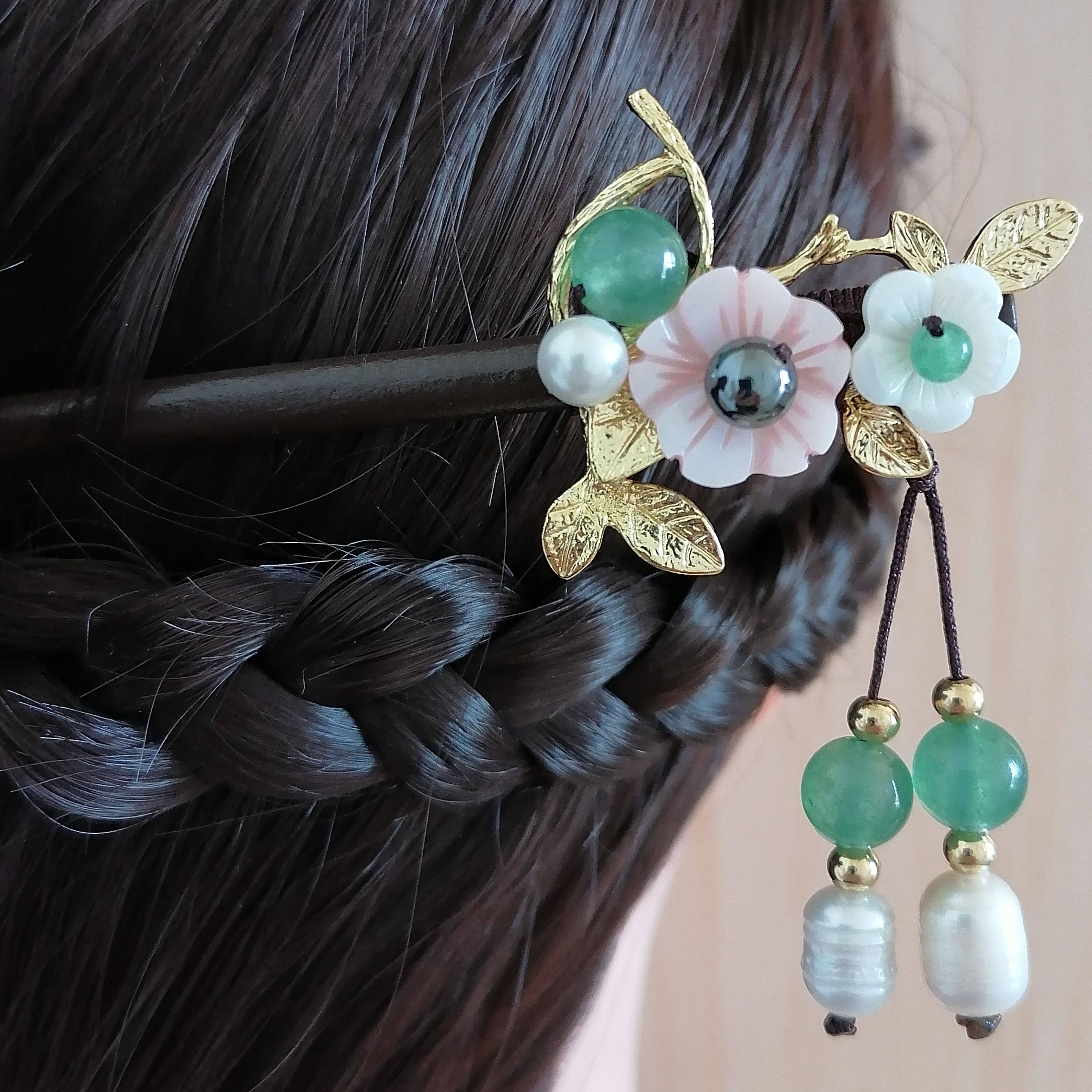 发簪古风流苏宫廷公主超仙步摇木质簪子木制汉服头饰发钗古典发饰