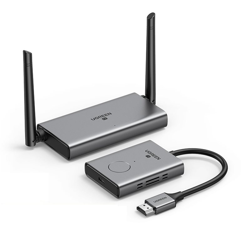 无线绿联hdmi传输器50米hdmi投屏电脑显示器电视机音频