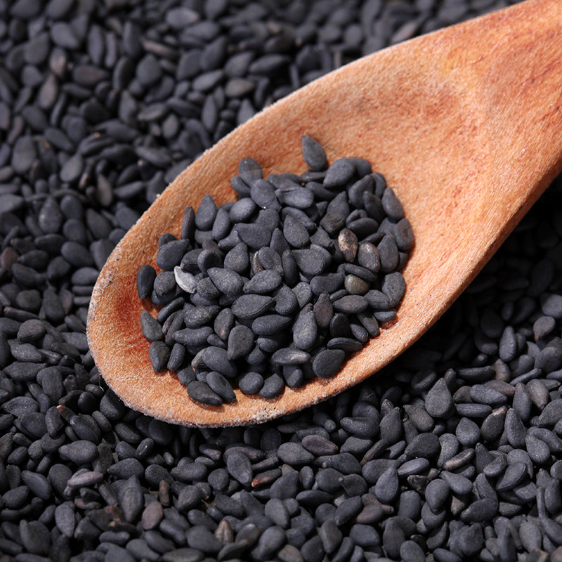 新货生黑芝麻新鲜纯天然生芝麻农家自产黑芝麻仁500g