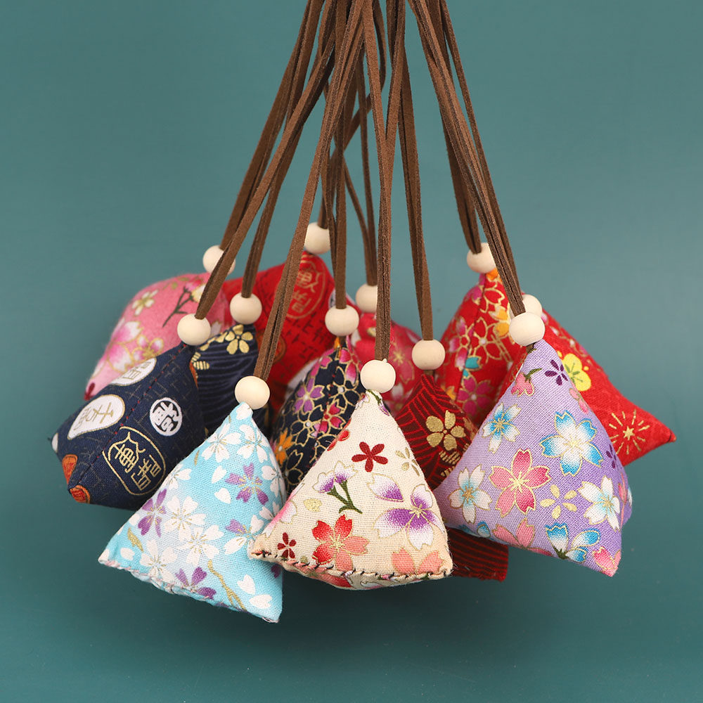 端午节艾叶和风粽子香包防疫香囊礼物随身公司香包