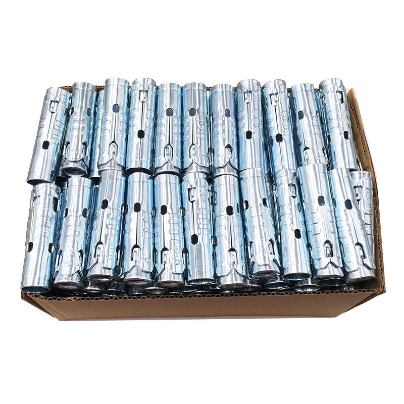 拉爆鱼鳞膨胀螺丝一体连体拉爆头吊顶配件内爆内置式膨胀螺栓