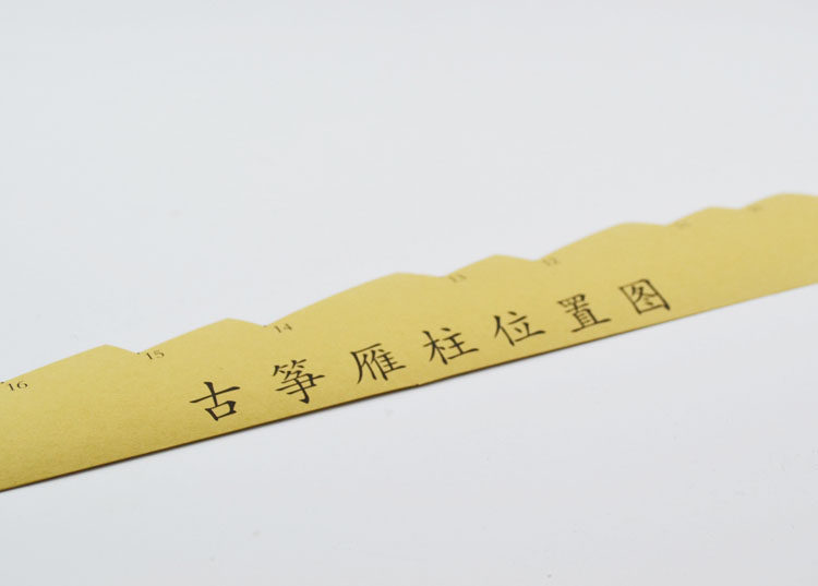 古筝位置雁柱摆放筝码定位位图示意图配件厂其它乐器配件