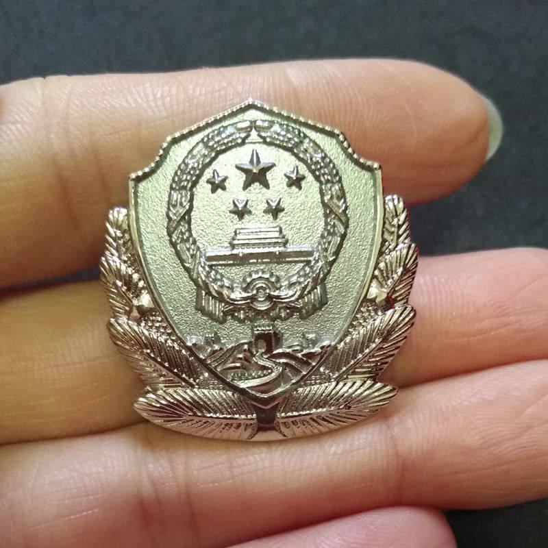 精美立体浮雕银色国徽徽章 胸针 男士胸针男 衬衫配饰 简约 14a