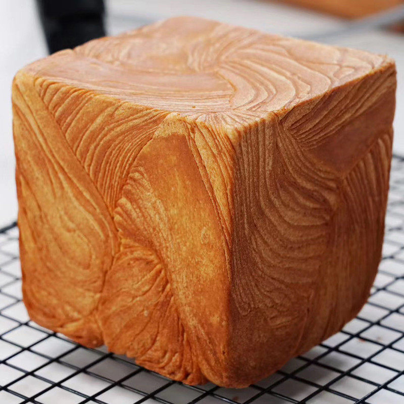 三能250克烤吐迷你正方形面包模具带盖家用水立方烘焙模具