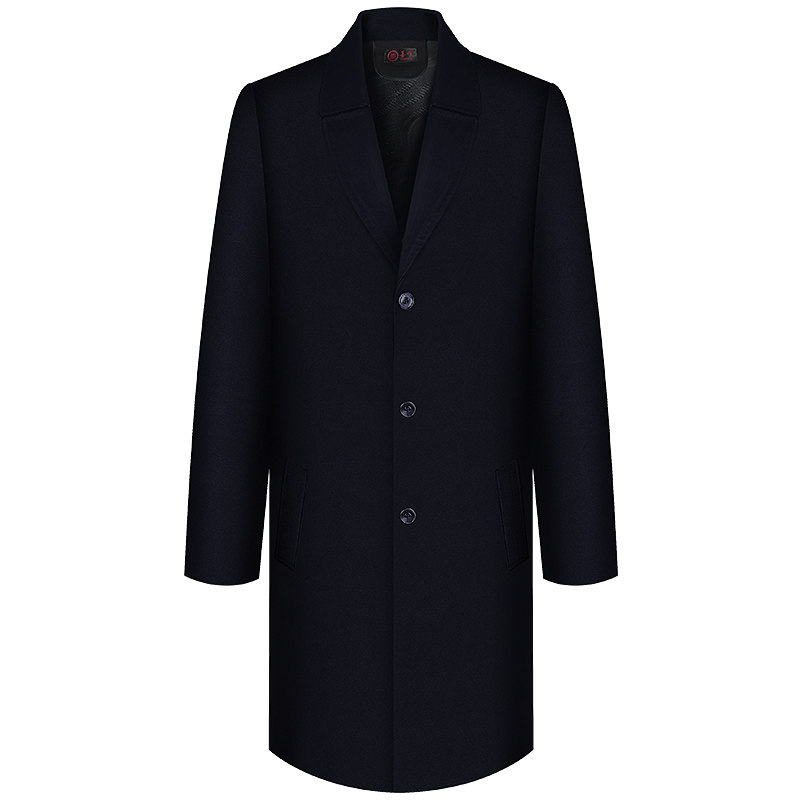 善唯留香蓝色现代西服寿衣全套老人七件件套骨灰盒