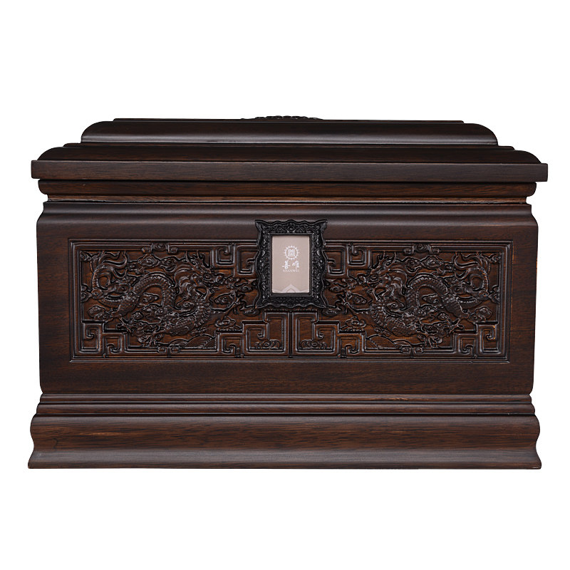 龙宫凤宫实木檀木骨灰盒棺材寿盒男女用殡葬用品骨灰盒
