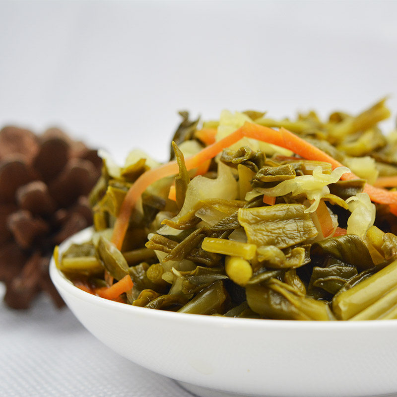 沙盖陕北特产妹沙芥菜腌菜咸菜泡菜盐水水渍腌制