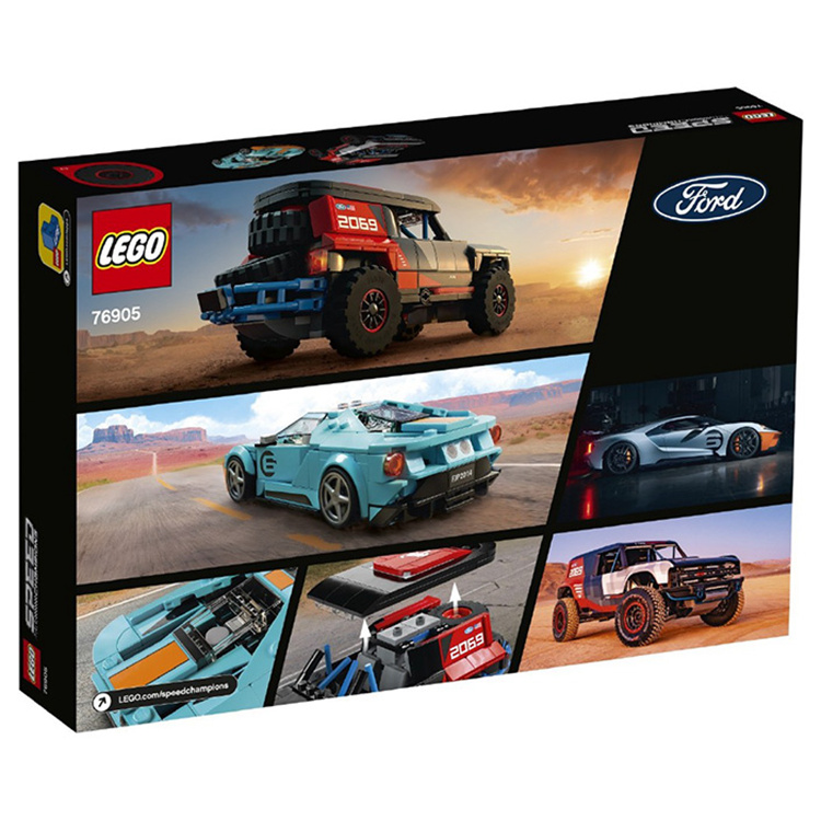 lego乐高超级赛车系列76905福特gt跑车汽车模型建构