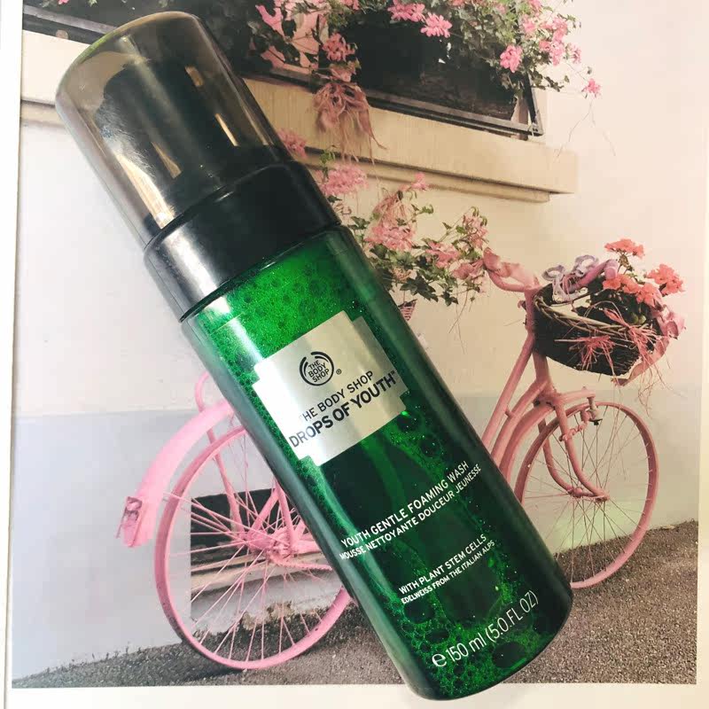 thebodyshop美体小铺青春幼滑活肌洁面摩丝洗面奶洁面