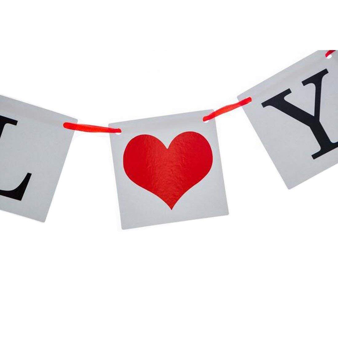 求婚拉旗will you marry me订婚派对装饰字母拉花嫁给我结婚气球