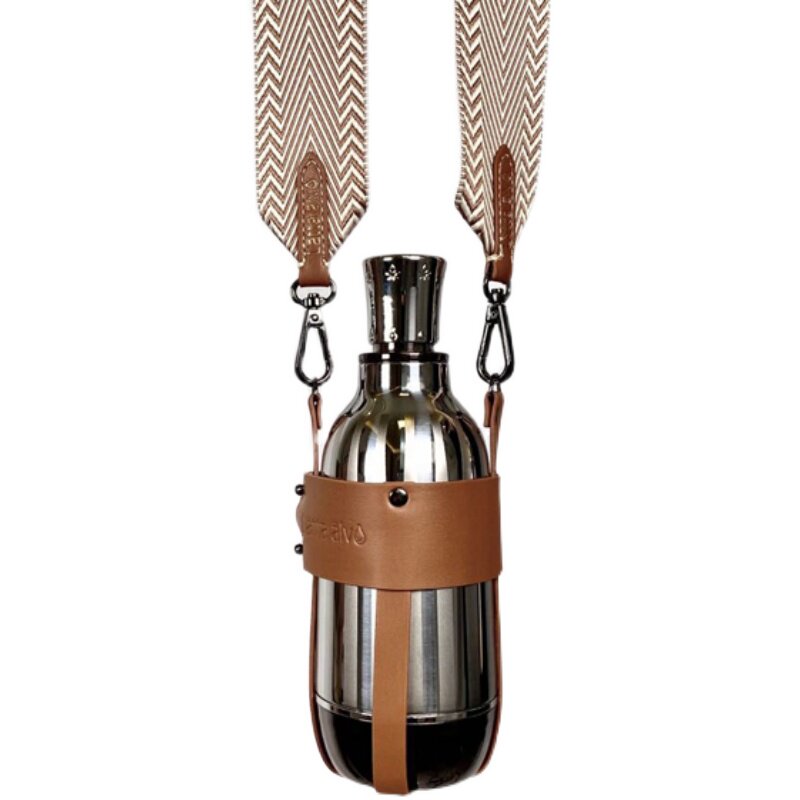 现货2021新版lattaalvor原创新年送礼老花背挎保温杯加冕2号潮人