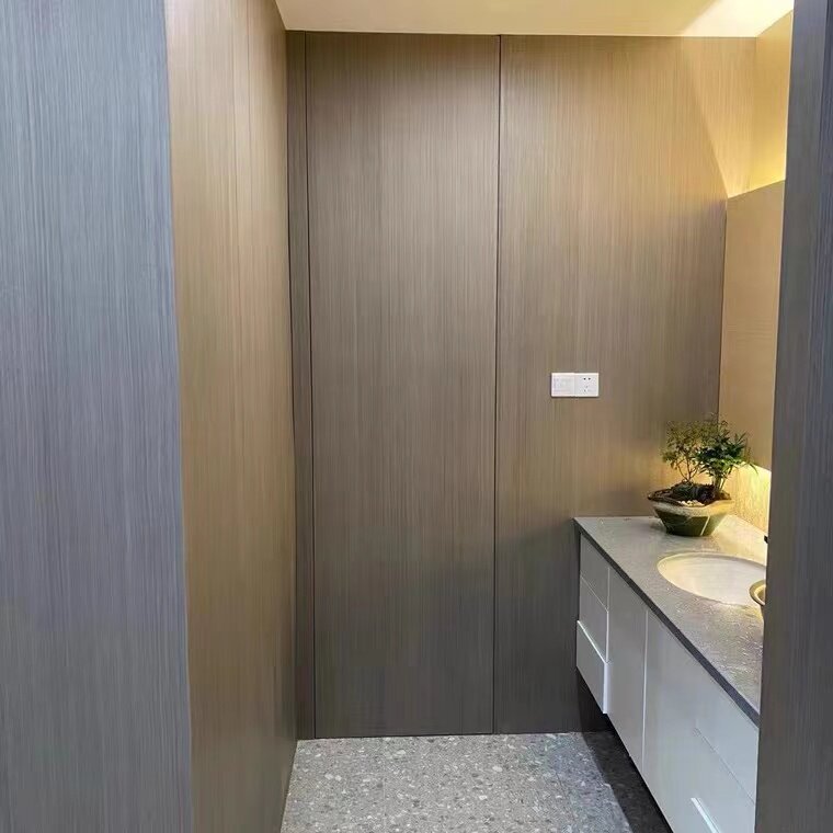 木饰面板kd科定k6343板岩电视背景墙护墙板实木免漆板