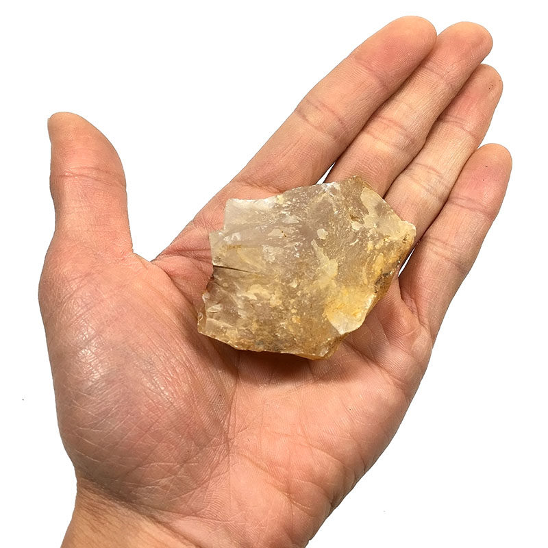 燧石取火打火石原始生火石头火镰专用原石户外打火石