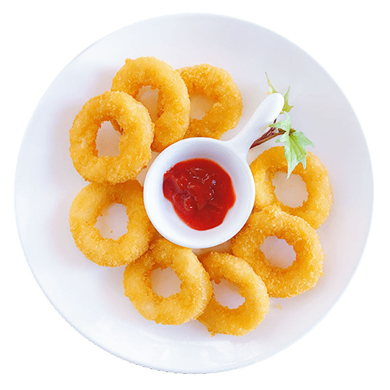 正大鸡肉洋葱圈炸食品冻货半成品美食冷冻汉堡鸡肉丸