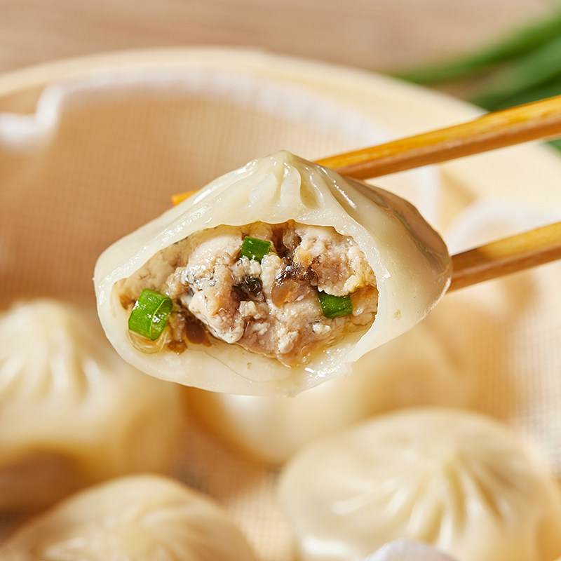 井灌小笼包猪肉肉馅懒人方便速食家庭早餐面点包点
